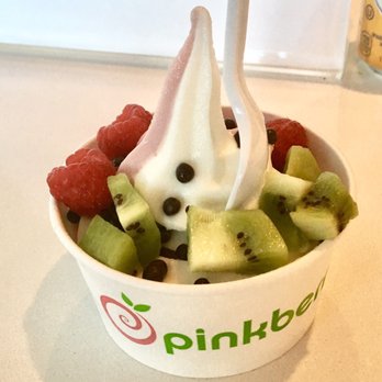 Pinkberry - I had to get Kiwis & Raspberries on the super berry yogurt. - Ice Cream & Frozen Yogurt Near Me - Sacramento, California Pinkberry - I had to get Kiwis & Raspberries on the super berry yogurt. - Ice Cream & Frozen Yogurt Near Me - Sacramento, California