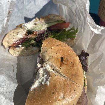 Angel Cafe & Deli - Onion Heavenly Bagel - Coffee & Tea Near Me - San Francisco, California