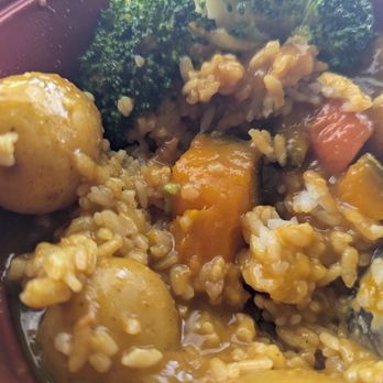 Katsuyaki - Japanese curry bowl with potatoes, carrots, pumpkin and broccoli - Japanese Near Me - Costa Mesa, California Katsuyaki - Japanese curry bowl with potatoes, carrots, pumpkin and broccoli - Japanese Near Me - Costa Mesa, California