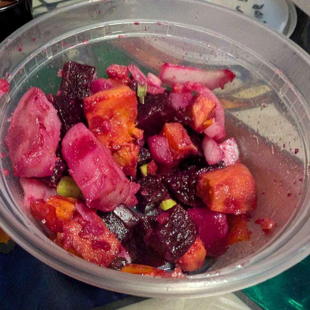 Yene Romay Ethiopian Kitchen - Beet salad - Food Trucks Near Me - Orlando, Florida Yene Romay Ethiopian Kitchen - Beet salad - Food Trucks Near Me - Orlando, Florida