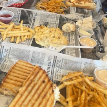 The Local Hideout Bar & Grill - CHX BACON RANCH PANINI KIDS MAC N CHEESE W/FRY PINEAPPLE HABENERO BRAT spicy - Comfort Food Near Me - Bloomington, Illinois The Local Hideout Bar & Grill - CHX BACON RANCH PANINI KIDS MAC N CHEESE W/FRY PINEAPPLE HABENERO BRAT spicy - Comfort Food Near Me - Bloomington, Illinois