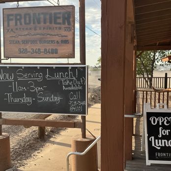 Frontier Steak & Spirits - Exterior - Steakhouses Near Me - Safford, Arizona