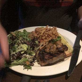 Lou's Grill - Steak sandwich and side salad - Bars Near Me - Abbotsford, British Columbia