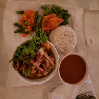 Waves - Pulpo in Garlic Sauce with rice & beans - Seafood Near Me - Aguada, Puerto Rico Waves - Pulpo in Garlic Sauce with rice & beans - Seafood Near Me - Aguada, Puerto Rico
