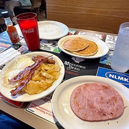 Jimmys breakfast and a side of ham Jimmys breakfast and a side of ham