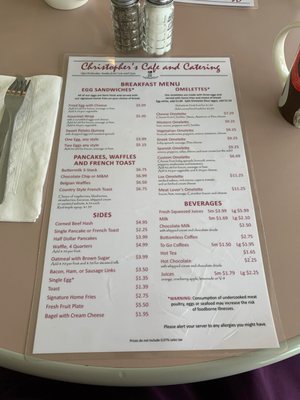 Menu photo 1 Christopher's Cafe Lynn, MA