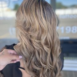 The Parlor - Full Head of highlights with beautiful layered haircut! Appointments Available