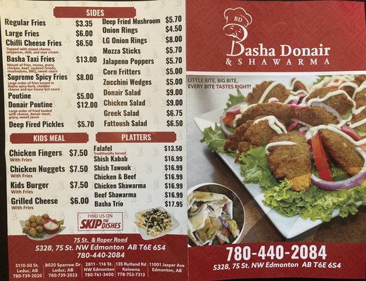 Menu photo 3 Basha Donair Sherwood Park, AB
