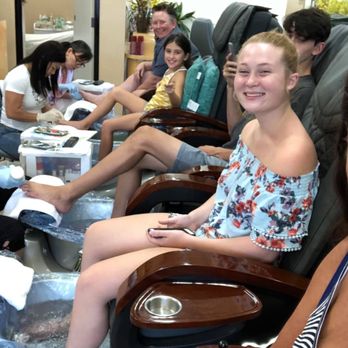 Kristy Nails - Family of five pedicures - Nail Salons Near Me - Carmichael, California