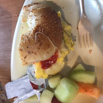 Bagel Boss - Was surprised how much egg was in the bagel 2 egg in bagel with cheese i purchased - Bagels Near Me - Hewlett, New York Bagel Boss - Was surprised how much egg was in the bagel 2 egg in bagel with cheese i purchased - Bagels Near Me - Hewlett, New York