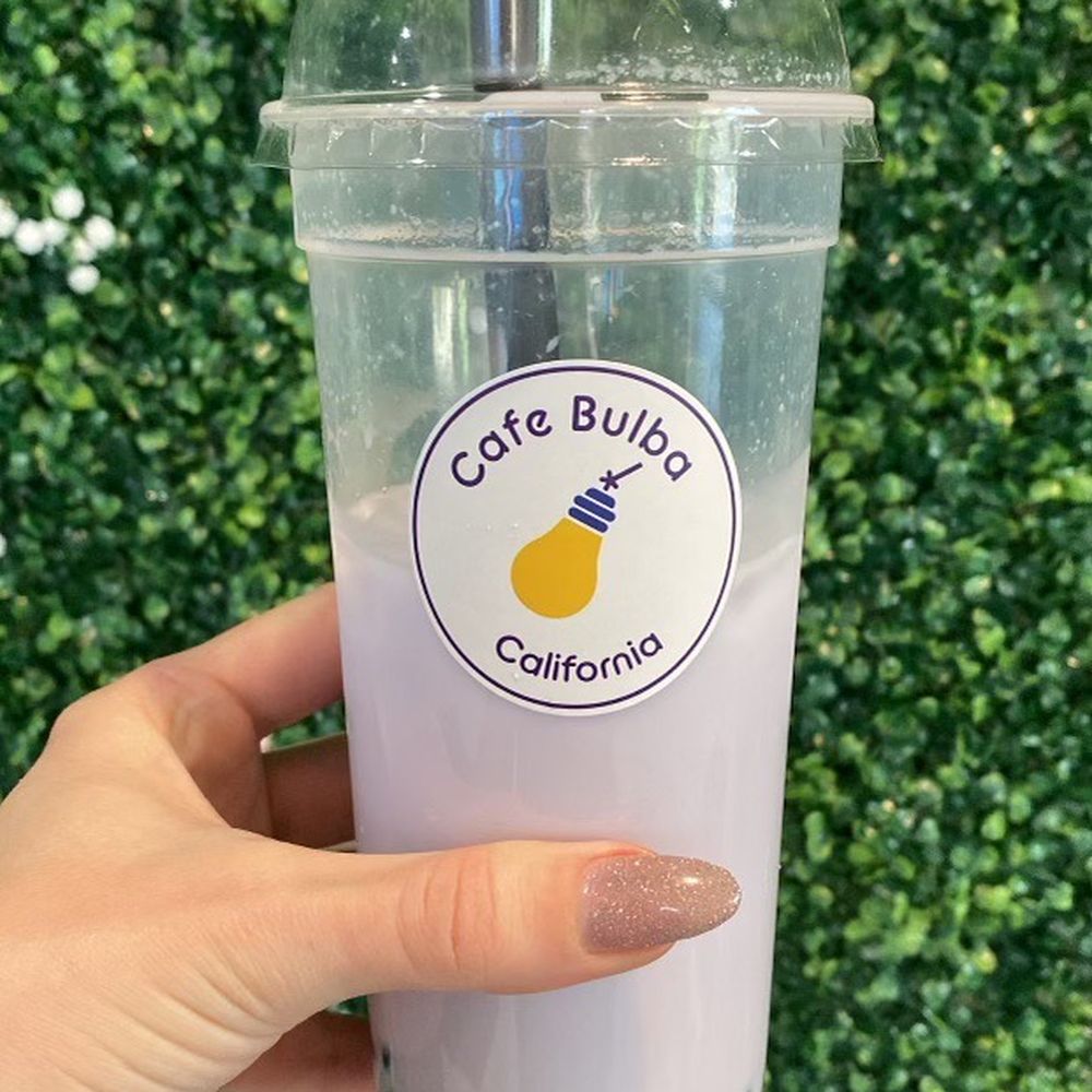 Cafe Bulba - Taro milk tea boba. - Bubble Tea Near Me - Anaheim, California Cafe Bulba - Taro milk tea boba. - Bubble Tea Near Me - Anaheim, California