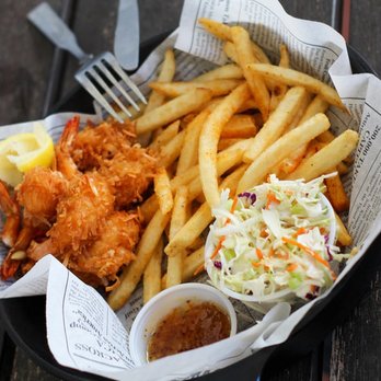 New York Fried Chicken & Pizza - a basket of fries and coleslaw - Pizza Near Me - Brooklyn, New York New York Fried Chicken & Pizza - a basket of fries and coleslaw - Pizza Near Me - Brooklyn, New York