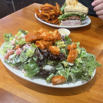 Harvest Moon - Buffalo chicken salad and Harvest Club - American Near Me - Modesto, California Harvest Moon - Buffalo chicken salad and Harvest Club - American Near Me - Modesto, California