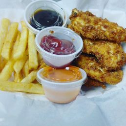 These tenders were huge! Made from scratch and delicious! These tenders were huge! Made from scratch and delicious!