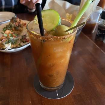 Moonshine Grill - House made Bloody Mary - Southern Near Me - Austin, Texas