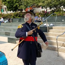 Emperor Norton's Fantastic San Francisco Time Machine - Emperor Norton in Union Square
