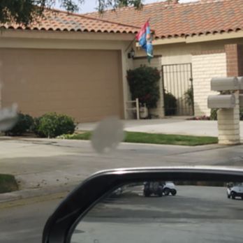 Albert Management - Flags (other than US) are NOT allowed per Monterey CC&Rs... reported violation to ALBERT and nothing done. So much for enforcing CC&Rs! - Property Management Near Me - Palm Desert, California