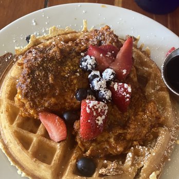 Nadeen's Hermitage Haven - Spicy chicken and waffles - Breakfast & Brunch Near Me - Hermitage, Tennessee