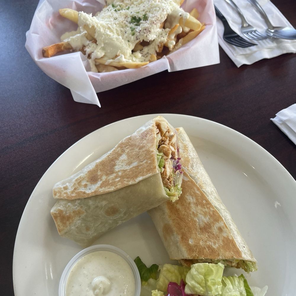 Shawarma Prince - Chicken Shawarma wrap and Garlic Fries - Mediterranean Near Me - Seattle, Washington