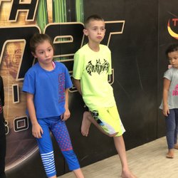 Kids wrestling