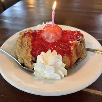 Mimi's Cafe - Birthday Mixed Berry Muffin Sundae - Breakfast & Brunch Near Me - Glendale, Arizona Mimi's Cafe - Birthday Mixed Berry Muffin Sundae - Breakfast & Brunch Near Me - Glendale, Arizona