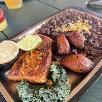 Sandbar Sports Grill - Overcooked blackened mahi - Sports Bars Near Me - Cocoa Beach, Florida Sandbar Sports Grill - Overcooked blackened mahi - Sports Bars Near Me - Cocoa Beach, Florida