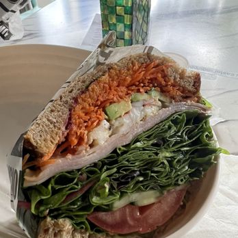 5ive Senses - 1/2 Shrimp &Turkey Sandwich - Juice Bars & Smoothies Near Me - Honolulu, Hawaii