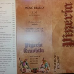 Pizzeria Traviata - Menu