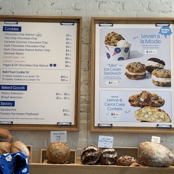 Levain Bakery - Cookie menu - Bakeries Near Me - Chicago, Illinois