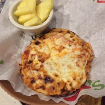 Chili's - Kids cheese pizza. My daughter only ate half cause it was mushy. - Tex-Mex Near Me - Waipahu, Hawaii Chili's - Kids cheese pizza. My daughter only ate half cause it was mushy. - Tex-Mex Near Me - Waipahu, Hawaii