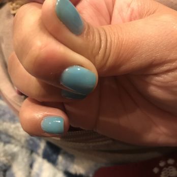 TL Nails Spa - top corner already lifting on the next day - Nail Salons Near Me - Lawndale, California TL Nails Spa - top corner already lifting on the next day - Nail Salons Near Me - Lawndale, California