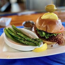 Frigate's Waterfront Bar & Grill - Grouper sandwich