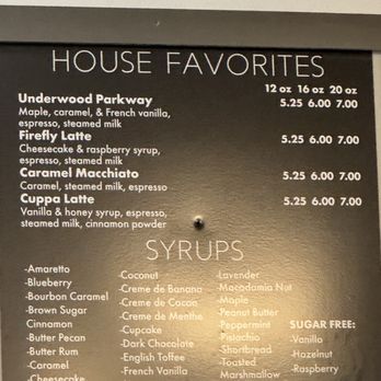 Cuppa Tosa - Menu 1 - Cafes Near Me - Wauwatosa, Wisconsin
