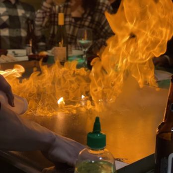Shogun Palace - Starting up the grill - Sushi Bars Near Me - Bakersfield, California