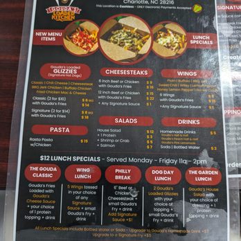 Goudas Loaded Kitchen - Pasta, cheesesteak, wings and lunch specials. - Cheesesteaks Near Me - Charlotte, North Carolina Goudas Loaded Kitchen - Pasta, cheesesteak, wings and lunch specials. - Cheesesteaks Near Me - Charlotte, North Carolina