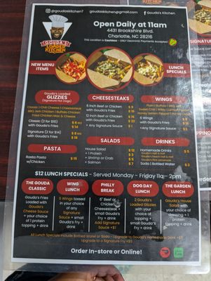 Menu photo 2 Goudas Loaded Kitchen Charlotte, NC Menu photo 2 Goudas Loaded Kitchen Charlotte, NC