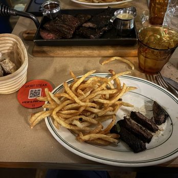 Skirt Steak - Skirt steak and fries. - Steakhouses Near Me - New York, New York Skirt Steak - Skirt steak and fries. - Steakhouses Near Me - New York, New York