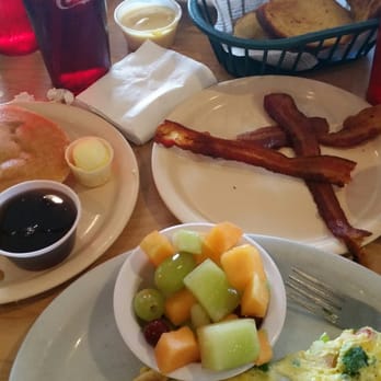 Jimmy's Egg - Veggie omelet with fruit and pancakea. Florentine omelet w hashbrowns and homemade thick toast - Breakfast & Brunch Near Me - Oklahoma City, Oklahoma Jimmy's Egg - Veggie omelet with fruit and pancakea. Florentine omelet w hashbrowns and homemade thick toast - Breakfast & Brunch Near Me - Oklahoma City, Oklahoma