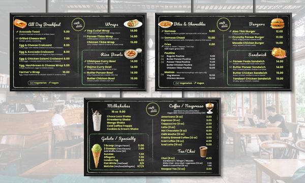 Menu photo 4 Cafe Dilli Vancouver, BC