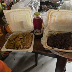 Ranch Jamaican Restaurant - Curry chicken Oxtail Tropical rhythms sorrel ginger D&G Kola