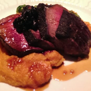 Canoe - Venison with sweet potato mash and brussel sprouts - New American Near Me - Atlanta, Georgia Canoe - Venison with sweet potato mash and brussel sprouts - New American Near Me - Atlanta, Georgia