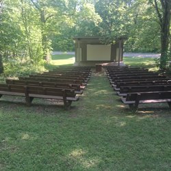 Kentuck Campground - Amphitheater in the shade (oh ya!)