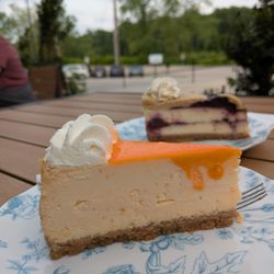 Lydia’s - Orange creamsicle cheesecake. It's bigger than it looks.