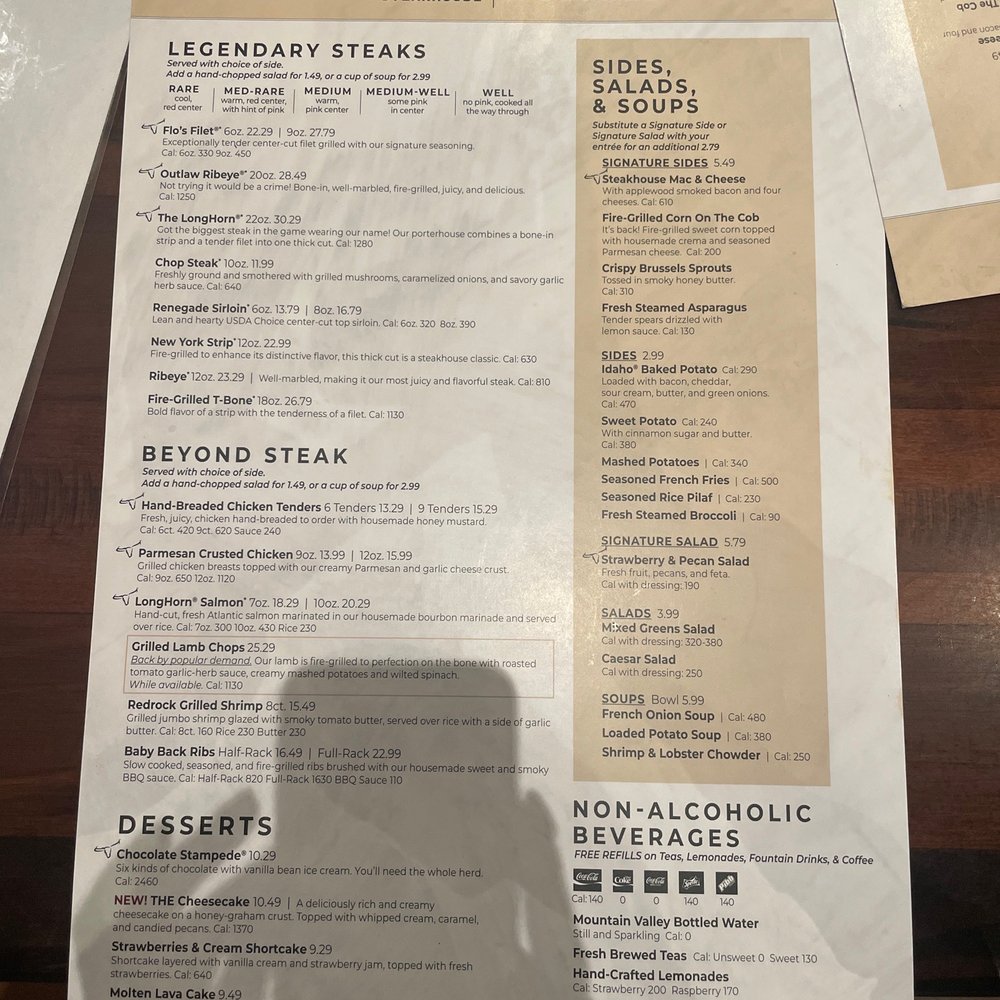 LongHorn Steakhouse - Lunch menu - Steakhouses Near Me - Mcdonough, Georgia LongHorn Steakhouse - Lunch menu - Steakhouses Near Me - Mcdonough, Georgia