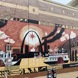 Steam Boat Mural
