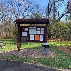 Evansburg State Park - Park bulletin board