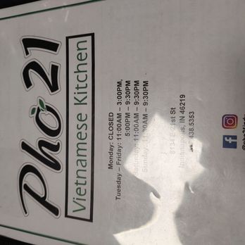 Pho 21 - Menu - Vietnamese Near Me - Indianapolis, Indiana