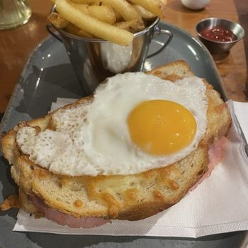 The Bakehouse - Croque monsieur with fries - Bakeries Near Me - Dublin, D The Bakehouse - Croque monsieur with fries - Bakeries Near Me - Dublin, D