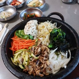 Vegetable bibimbap Vegetable bibimbap
