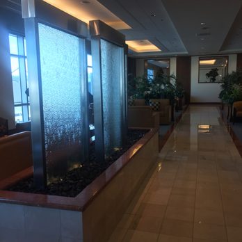 Emirates Airlines Lounge SFO - Fountain in sitting area - Airport Lounges Near Me - San Francisco, California Emirates Airlines Lounge SFO - Fountain in sitting area - Airport Lounges Near Me - San Francisco, California